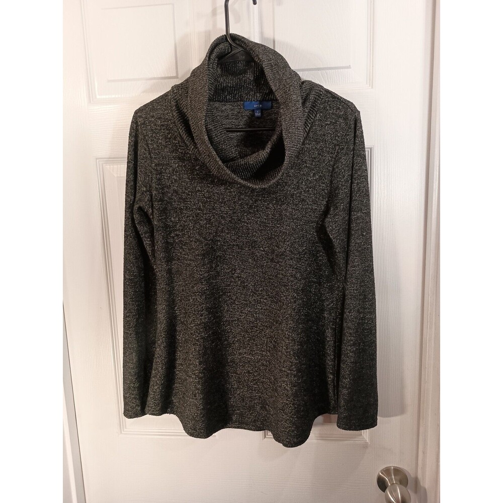 Apt 9 Turtleneck Top Size S Dark Gray